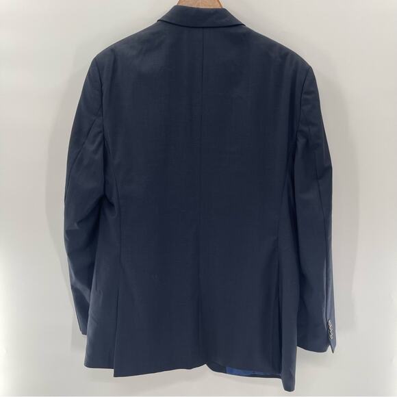 Ted Baker Wool “No Ordinary Joe” 2Pc. Suit Set Navy Blue 46 Long Waist 40 - Picture 9 of 16